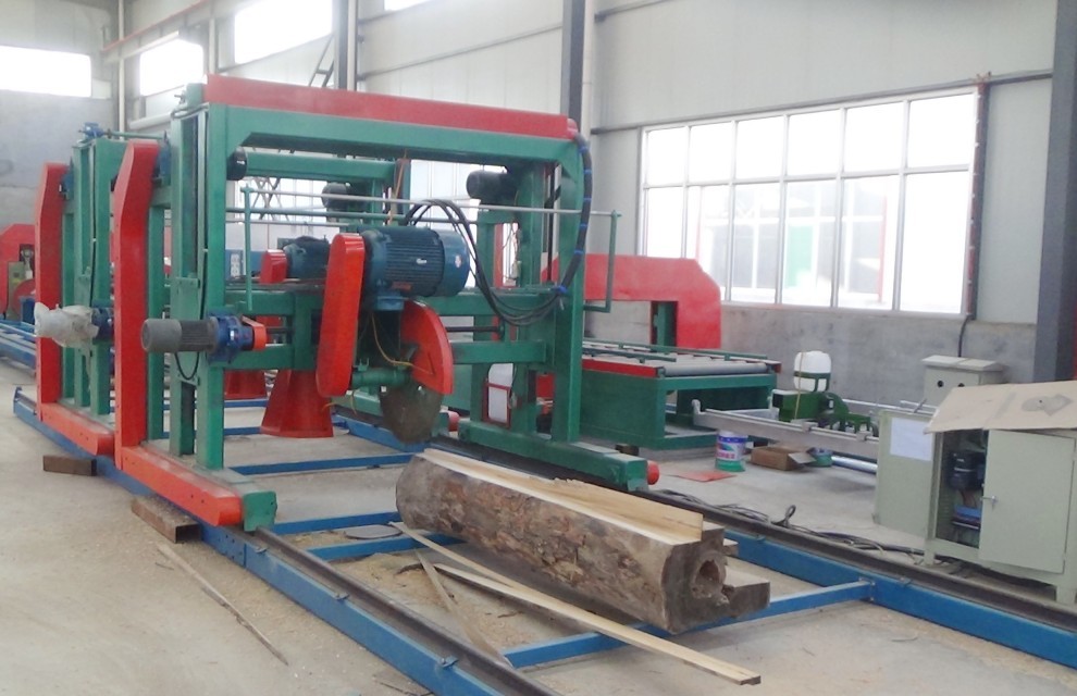 2000mm 2 Swing Blade Sawmill With Tungsten Carbide Circular Saw Blade
