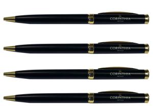 Quality metal Corinthia hotel ball pen, same style with sofital hotel pen wholesale
