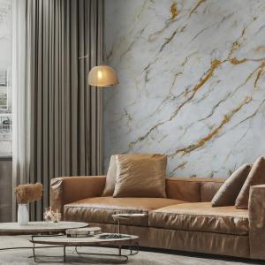 Quality White Marble Printed Pvc Wall Panels Cladding Water Resistance wholesale