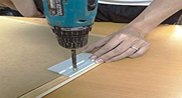 Picture Hanger Aluminum Z Clips with Customized Sizes Acceptable and Zinc Color Plated