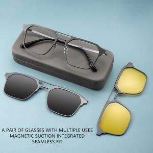 Quality Goggles Triple Purpose Glasses Pultitanium Aluminum Magnetic Glasses wholesale