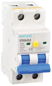 Quality Two Pole RCBO 4.5kA 30ma Electronic Circuit Breaker wholesale