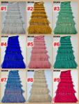 Fashion week 3D flowers lace with sequins african lace fabric embroidery fabric