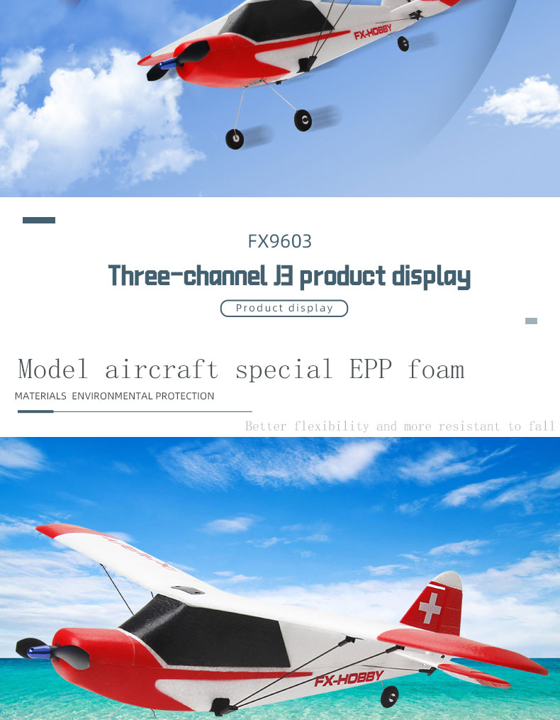 Ready-to-Go 172 2.4g 3ch 6g Gyro Brushless Aerobatic Radio Control Hobby Airplane Rc Trainer Aircraft Flight Stabilisation