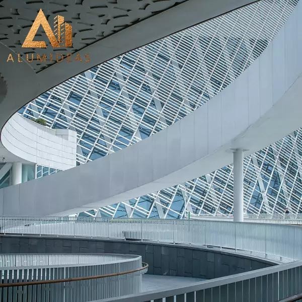 Aluminum louver cladding