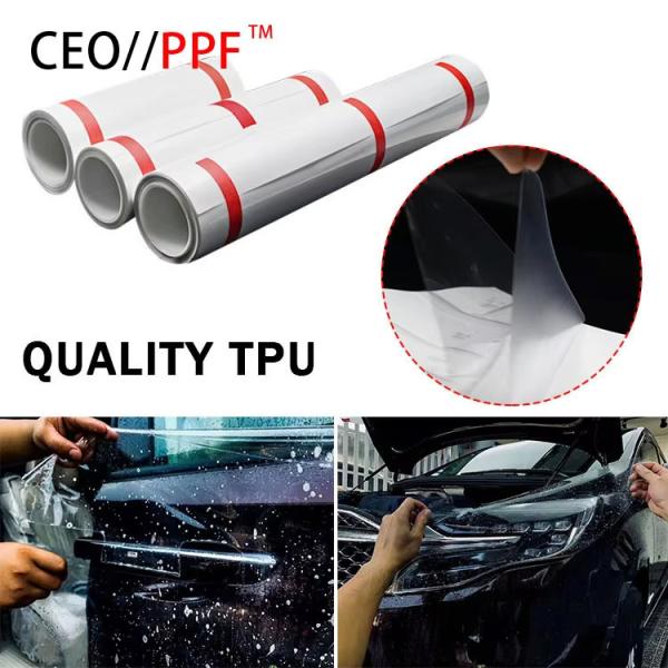 Hydrophobicity 7.5mil Clear Film Car Paint Protection TPU Anti Scratch Anti