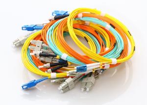 Quality Indoor FTTH Fiber Optic Patch Cord With SC LC FC ST MTRJ Connector wholesale