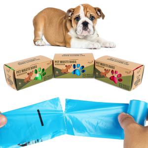 Quality Biodegradable 20um Disposable Dog Poop Bags Environmentally Friendly wholesale