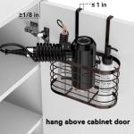 Convenient and Stylish Wall Mounted Cabinet Door for Hair Dryers Bathroom