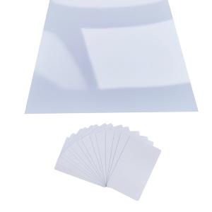 Quality White 760mic 20X30cm PVC Binding Cover For ID Card wholesale