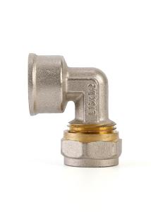 Quality Durable Nontoxic Male Compression Elbow , Anticorrosive Chrome Female Elbow wholesale