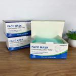 White Blue Green Pink Black Colorful Earloop Non-woven 3 Ply Disposable Face