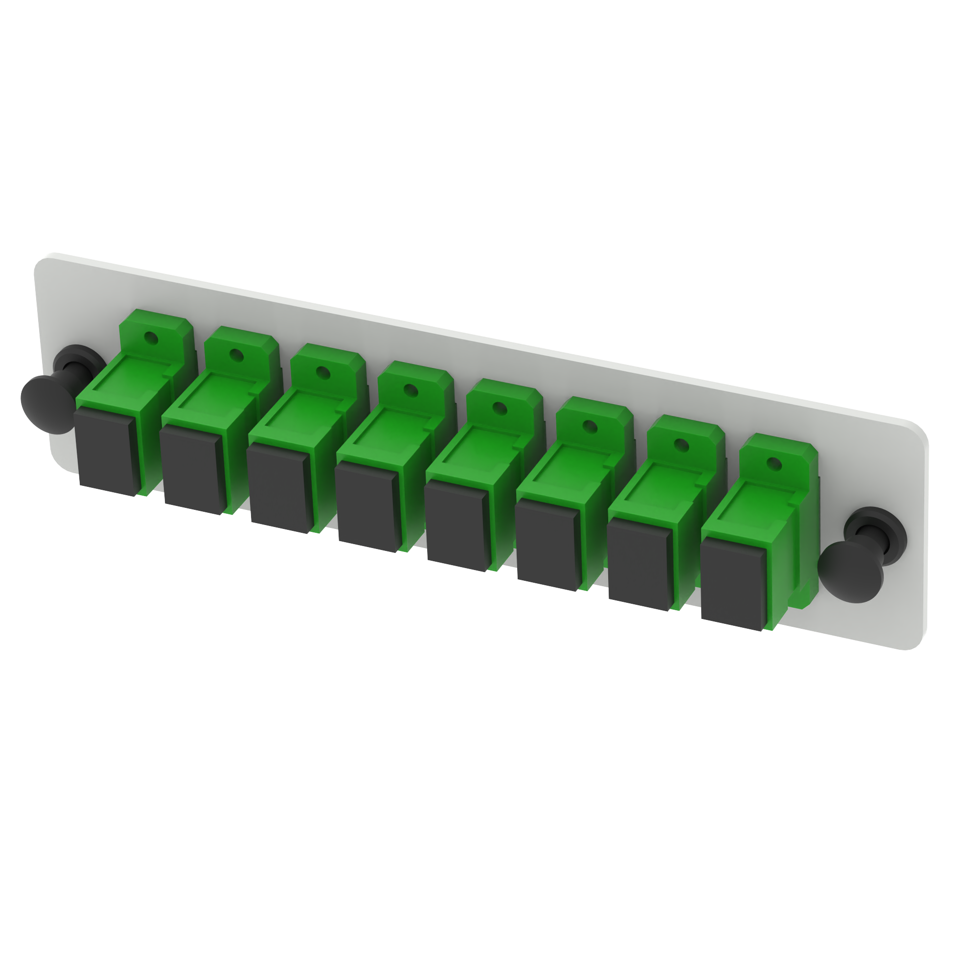 SC Type 1U 24 Port Optic Fiber Distribution Patchpanel for FTTX White and ' Choice