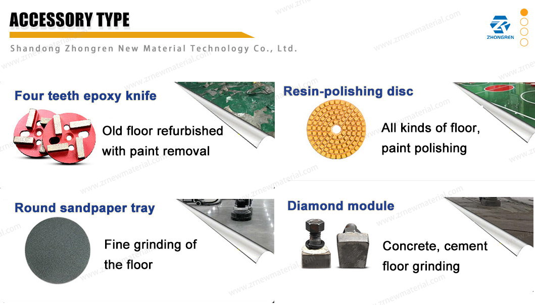 Efficient 18.5KW Concrete Grinder And Polisher 920mm Grinding Width