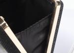 New fashion women clutch purse black style pu leather lady hand bags