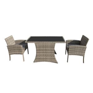 Quality Bistro Wicker Rattan Garden Furniture Sofa Chair Set With Cushion wholesale