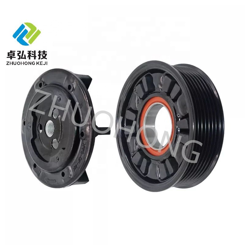7PK 105MM 12V Auto AC Compressor Pulley Clutch Kit for Mercedes Benz refitted 6SEU16C