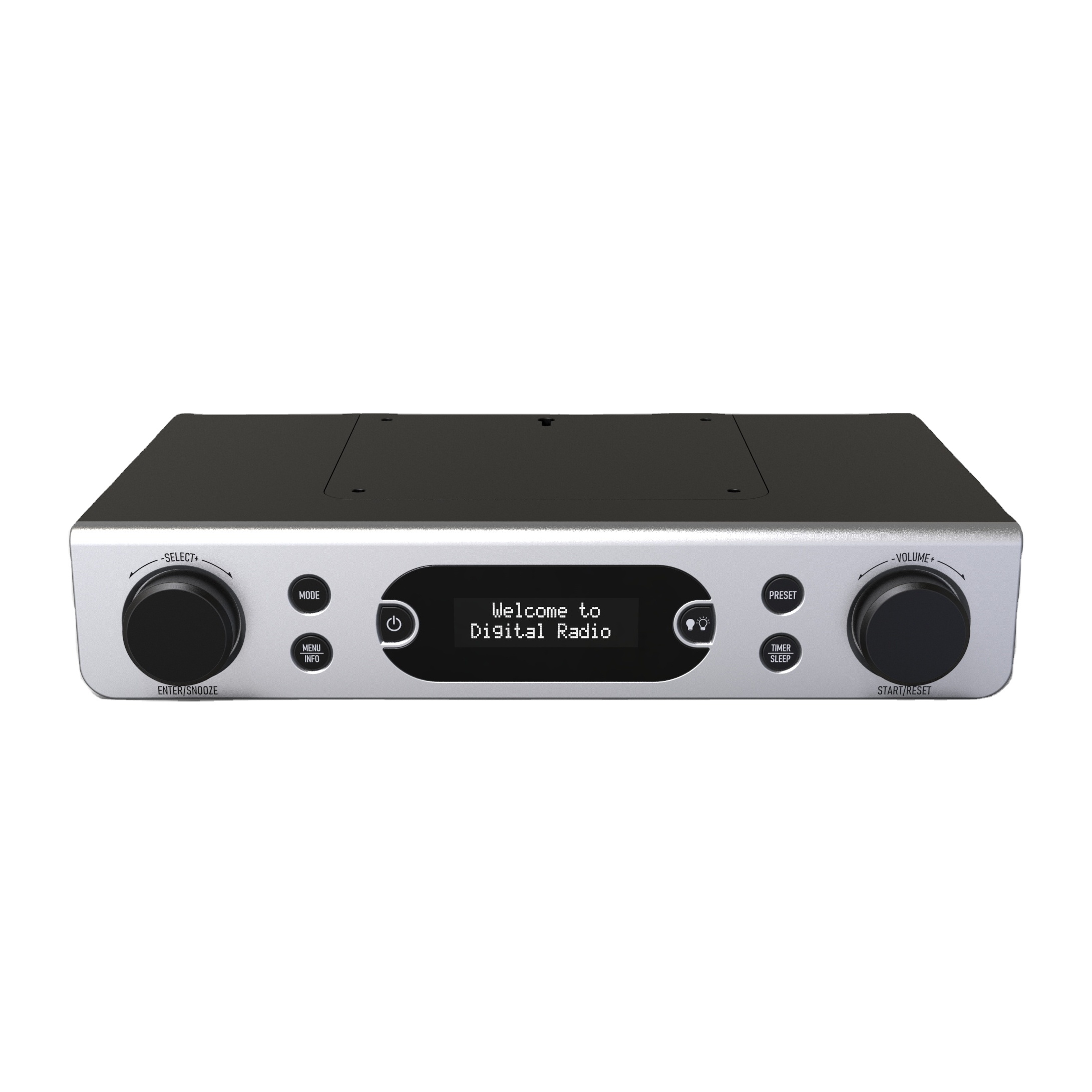 Indoor/Outdoor Dual Alarm Bluetooth Radio with DAB FM Radio and Traditional Design