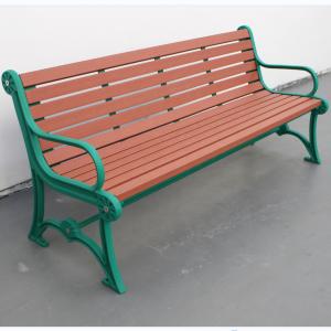 Quality Recycled Plastic Patio Outdoor Garden Bench Seat Flange Surface Mounted Type wholesale