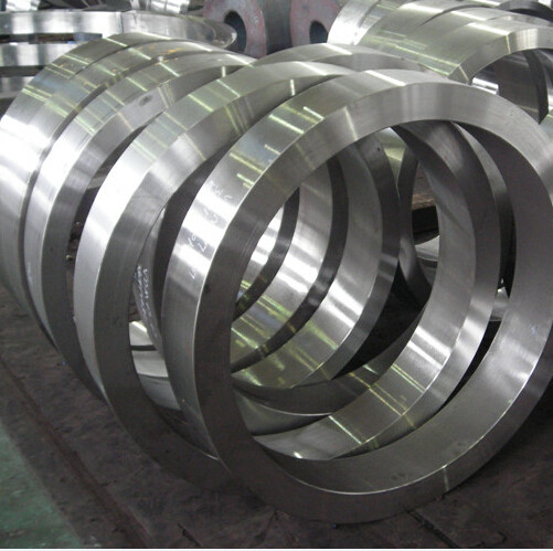 Heat Treatment Rough Machining 34CrNiMo6 Ring Forging Large Metal Ring