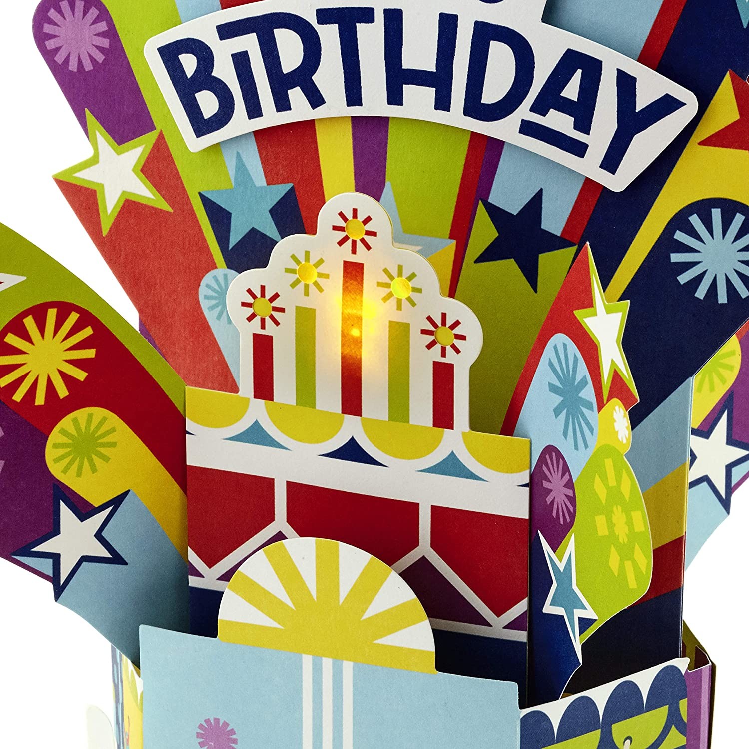 Customized Logo Musical and Illuminated 3D Birthday Cards OEM/ODM Accepted