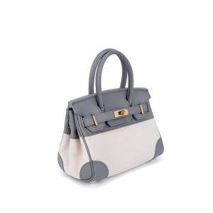 Quality 20cm 13cm Womens Leather Bag Gray Blue Hand Messenger Bag wholesale