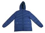 Quilted Nylon Packable Puffer Jacket Mens Blue Quilted Coat