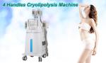 Vacuum Cryolipolysis Slimming Machine / Four Handles Coolsculpting Equipment