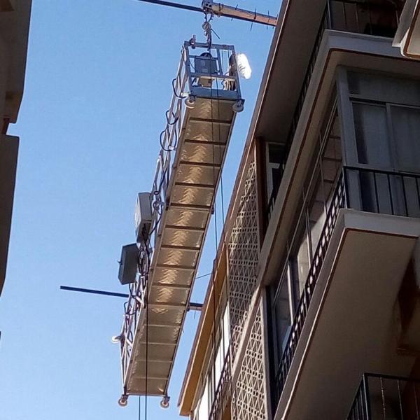 ZLP series steel electric temporary suspended working platform for window