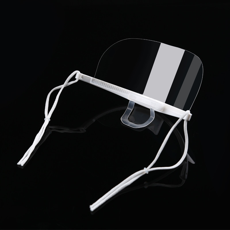 Lightweight Droplets Prevention Transparent Plastic Face Mask