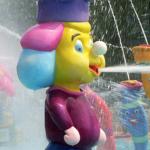 Fiberglass statue used to build waterpark , water park equipment