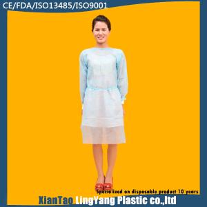 Quality PP Impervious Disposable Medical Gowns , Disposable Sterile Gowns Anti Alcohol wholesale