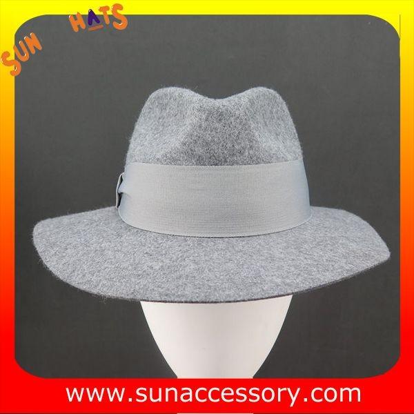 2253 Sun Accessory customized unisex winter wool felt fedora hats ,Shopping