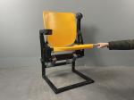 STUNITY UV resistant gas assisted PP plastic beam mounted stadium chair with