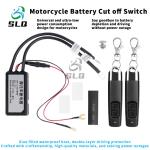 High Definition Motorcycle Battery Cut Off Switch With Universal Positive