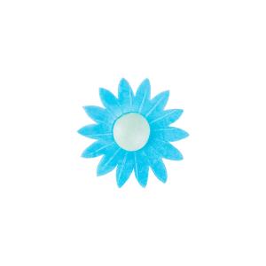 Quality Beautiful Edible Decorations Blue Edible Wafer Daisies For Muffin Cups wholesale