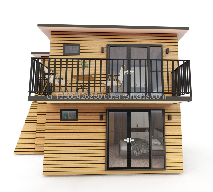 Detachable Container and Aluminum Alloy Windows CE EU Certified Modern Luxury Prefab Triangle House for Office or Warehouse