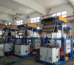 PVC Film 0.025 - 0.07mm Thickness Blown Film Extrusion Machine With Pillar Under
