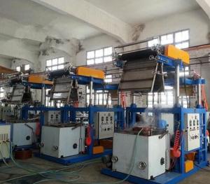Quality PVC Film 0.025 - 0.07mm Thickness Blown Film Extrusion Machine With Pillar Under Electric Lift wholesale