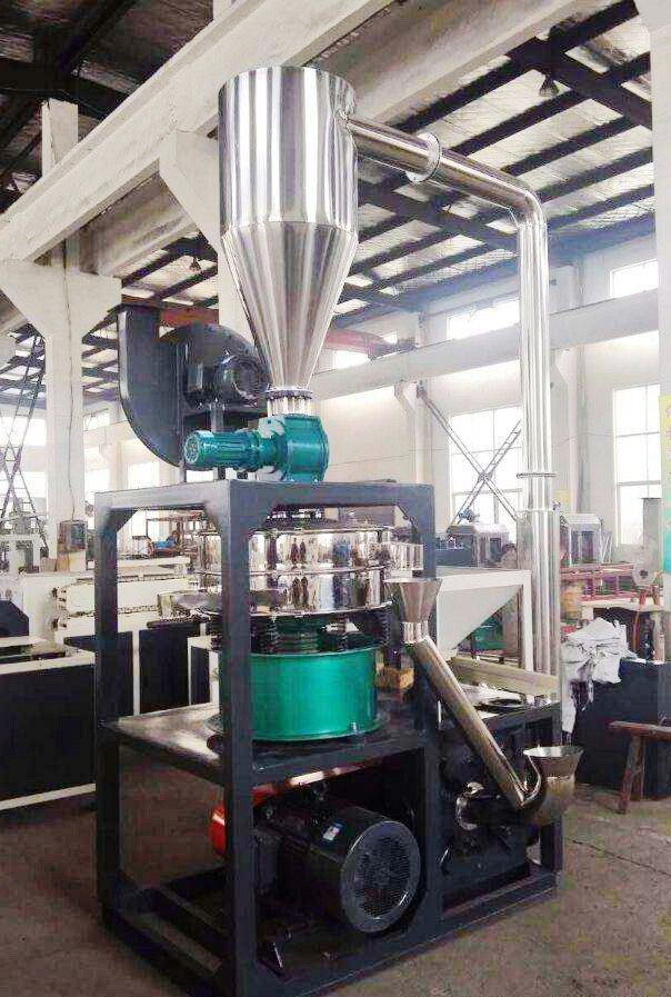 Air - Cooled Plastic Granulator Machine Vibration Principle No Dust Abrasion Resistance