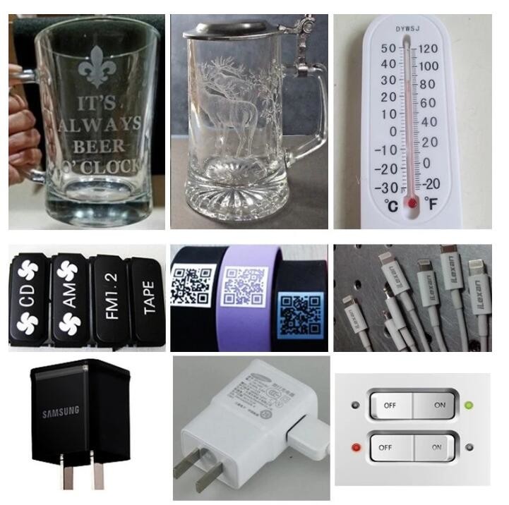 Desktop 3W Uv Laser Engraver / Uv Marking System Air Cooling High Speed