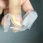Wholesale manufacturers extra soft best rubber silicone finger toothbrush gum