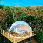 Diameter 4m Waterproof Glamping Dome Tent For House Living