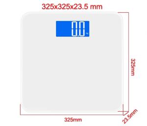 Quality Impact Resistant Extra Large Glass Platform Digital Bathroom Scale wholesale