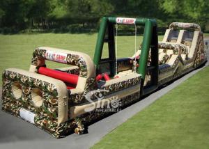 Quality 24m Long Outdoor Adults Boot Camp Inflatable Obstacle Course From China Inflatable Factory wholesale