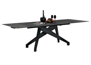 Quality 2.6 Meter Stone Look Dining Table , Rectangle Dining Table Heat Resistant wholesale