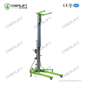 Quality Portable Manual Material Lift 5 Meters Load Platform With 200Kg Rated Load wholesale