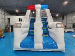 Customized Backyard Inflatable Slide Police Patrol Wagon Carton Inflatable