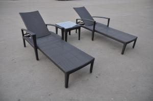 Quality hotel garden sun lounger rattan chaise lounge wholesale