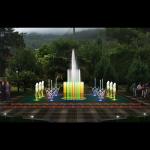 Public Square Angel Musical Fountain Stainless Outdoor
